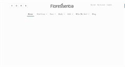 Desktop Screenshot of floressentia.com